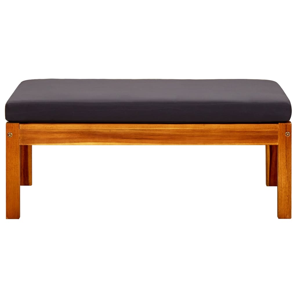 Apoios de pés para jardim 2 pcs madeira de acácia maciça - Image 3