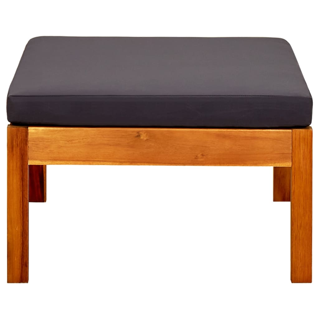 Apoios de pés para jardim 2 pcs madeira de acácia maciça - Image 5