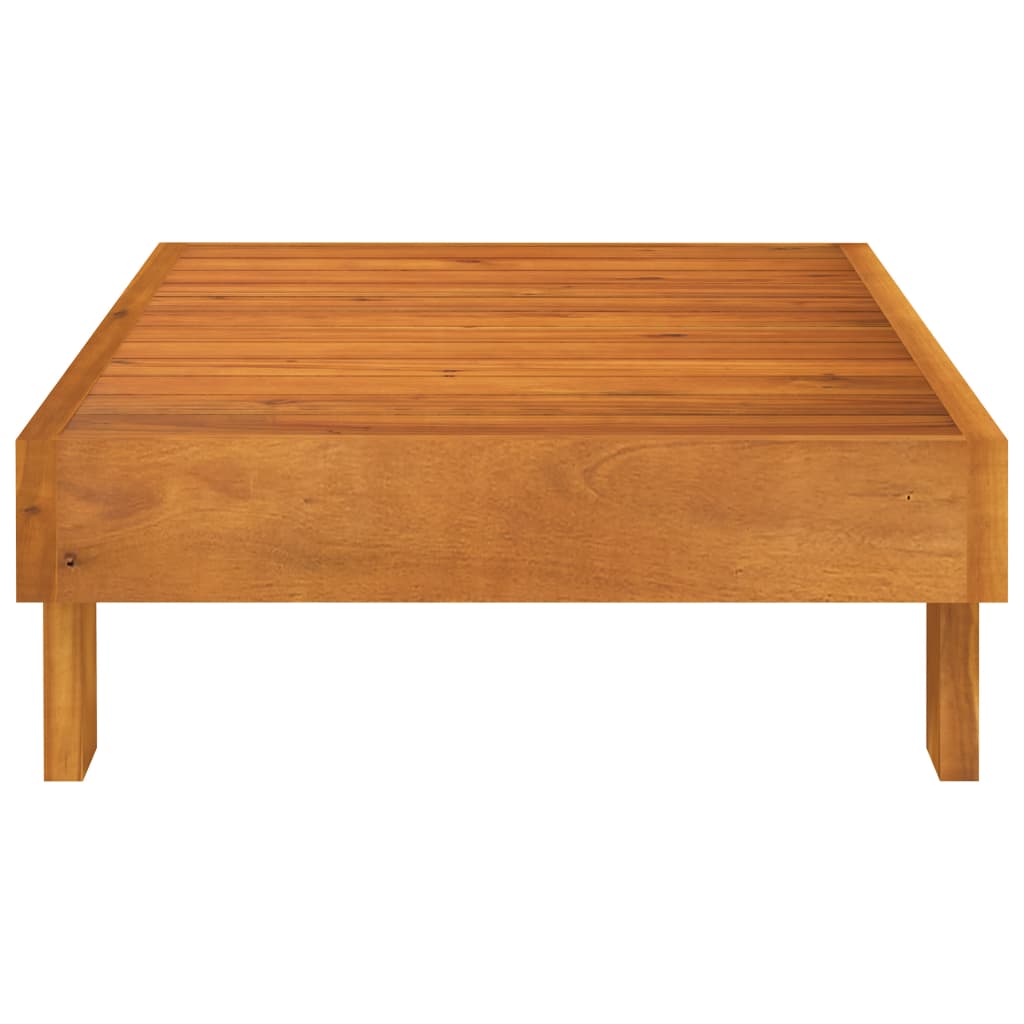 2 pcs conj. lounge de jardim c/ almofadões cinza-escuro acácia - Image 6