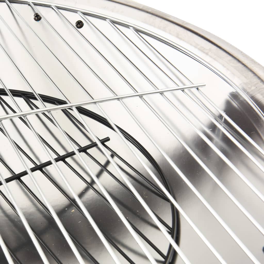 Braseira e barbecue 2-em-1 com atiçador 56x56x49 cm aço inox. - Image 6