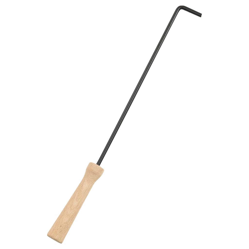 Braseira e barbecue 2-em-1 com atiçador 56x56x49 cm aço inox. - Image 8