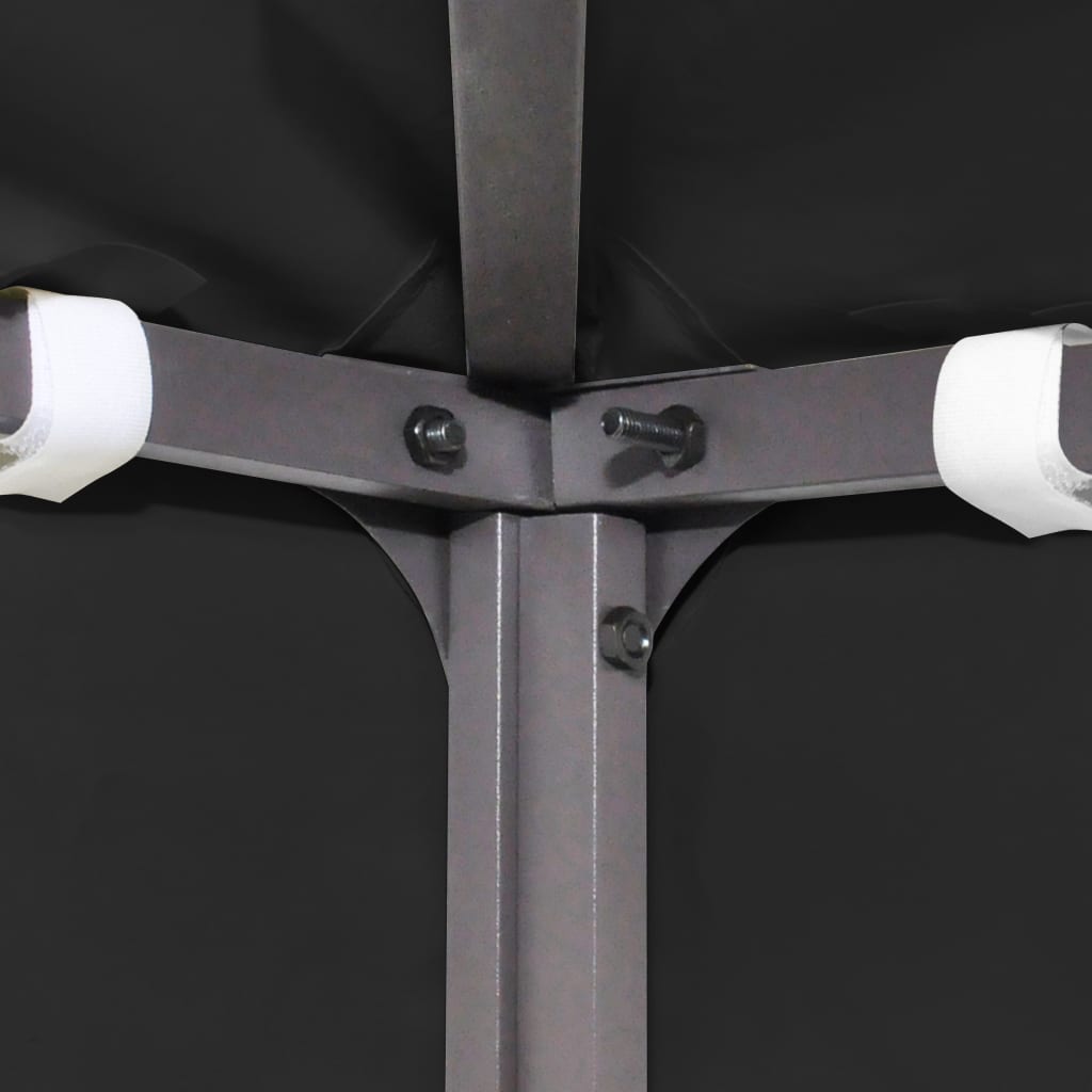 Cobertura de gazebo 270 g/m² 4x3 m preto - Image 6