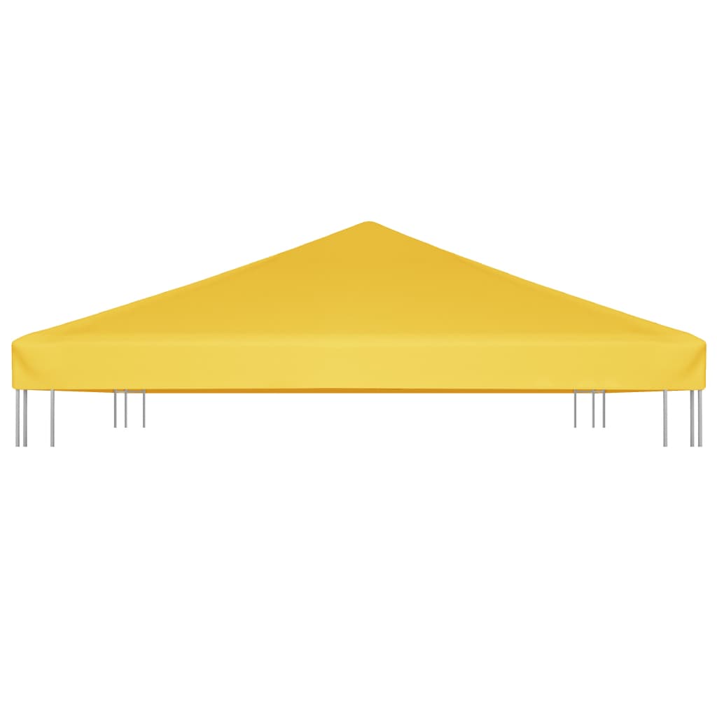 Cobertura de gazebo 270 g/m² 4x3 m amarelo - Image 4