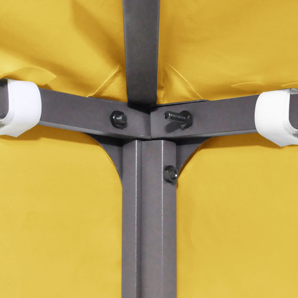 Cobertura de gazebo 270 g/m² 4x3 m amarelo - Image 6