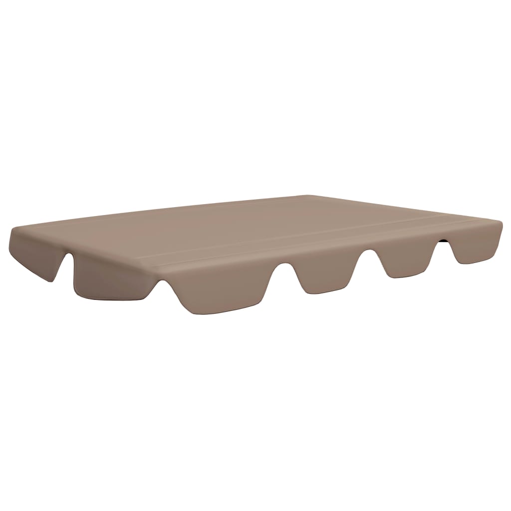Toldo suplente baloiço jardim cinza-acastanhado - Image 2