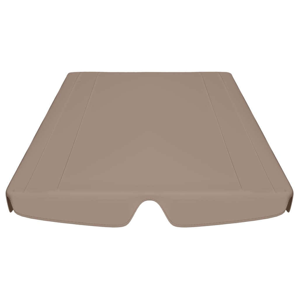 Toldo suplente baloiço jardim cinza-acastanhado - Image 4