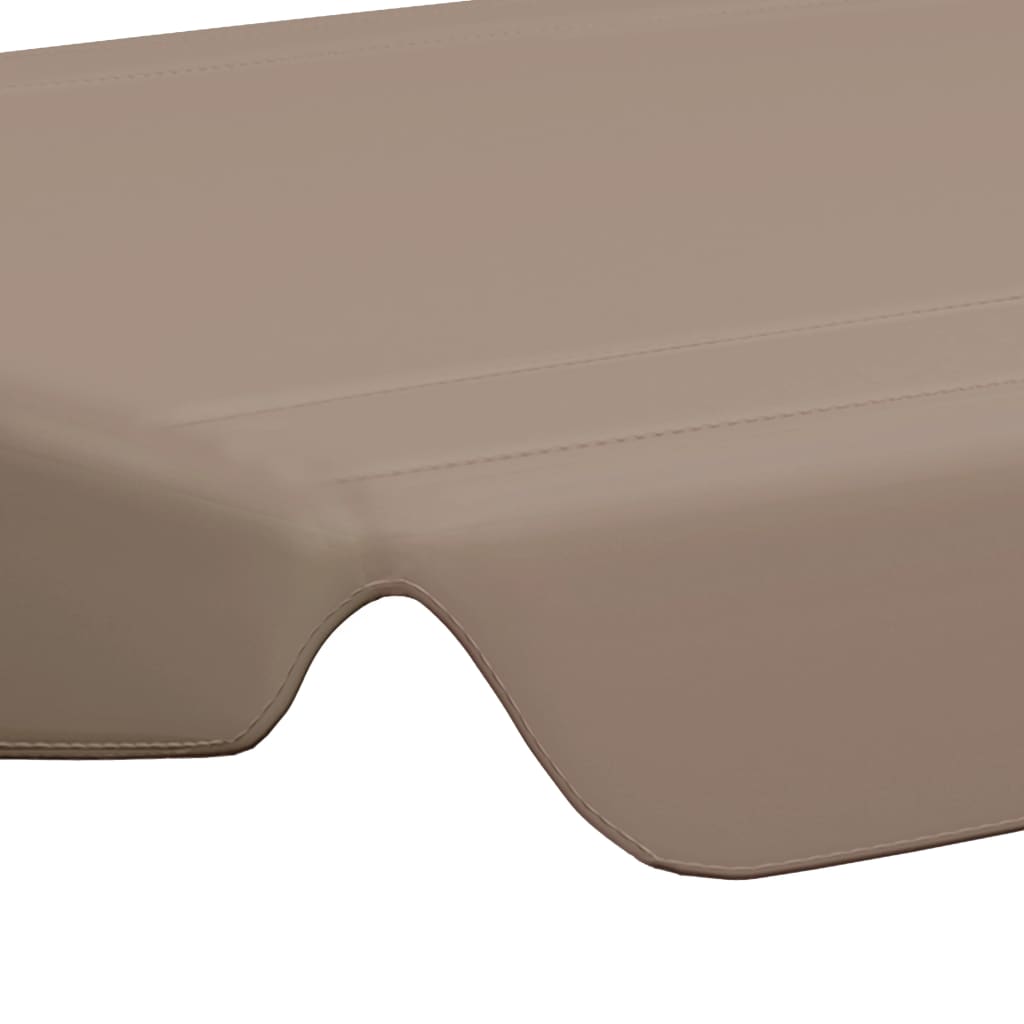 Toldo suplente baloiço jardim cinza-acastanhado - Image 5