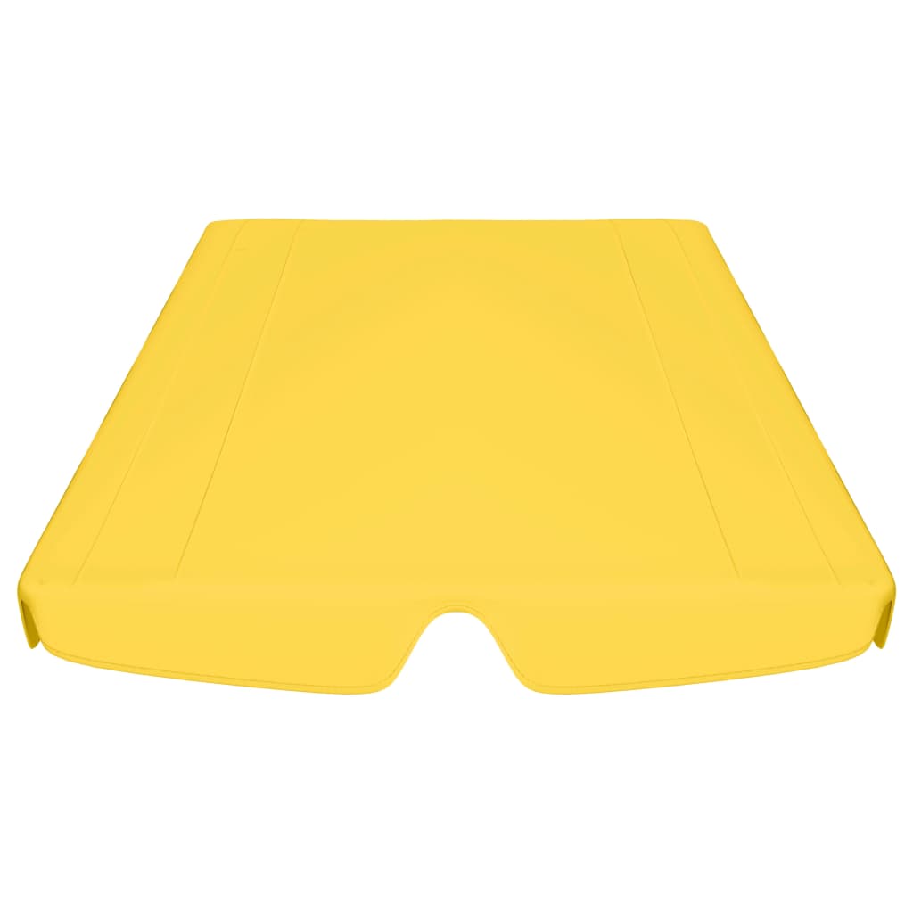 Toldo suplente baloiço jardim 188/168x145/110 cm amarelo - Image 4