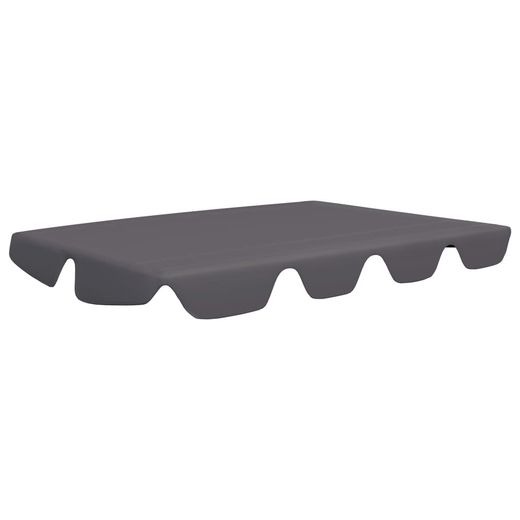 Toldo suplente p/ baloiço de jardim 150/130x105/70 cm antracite - Image 2