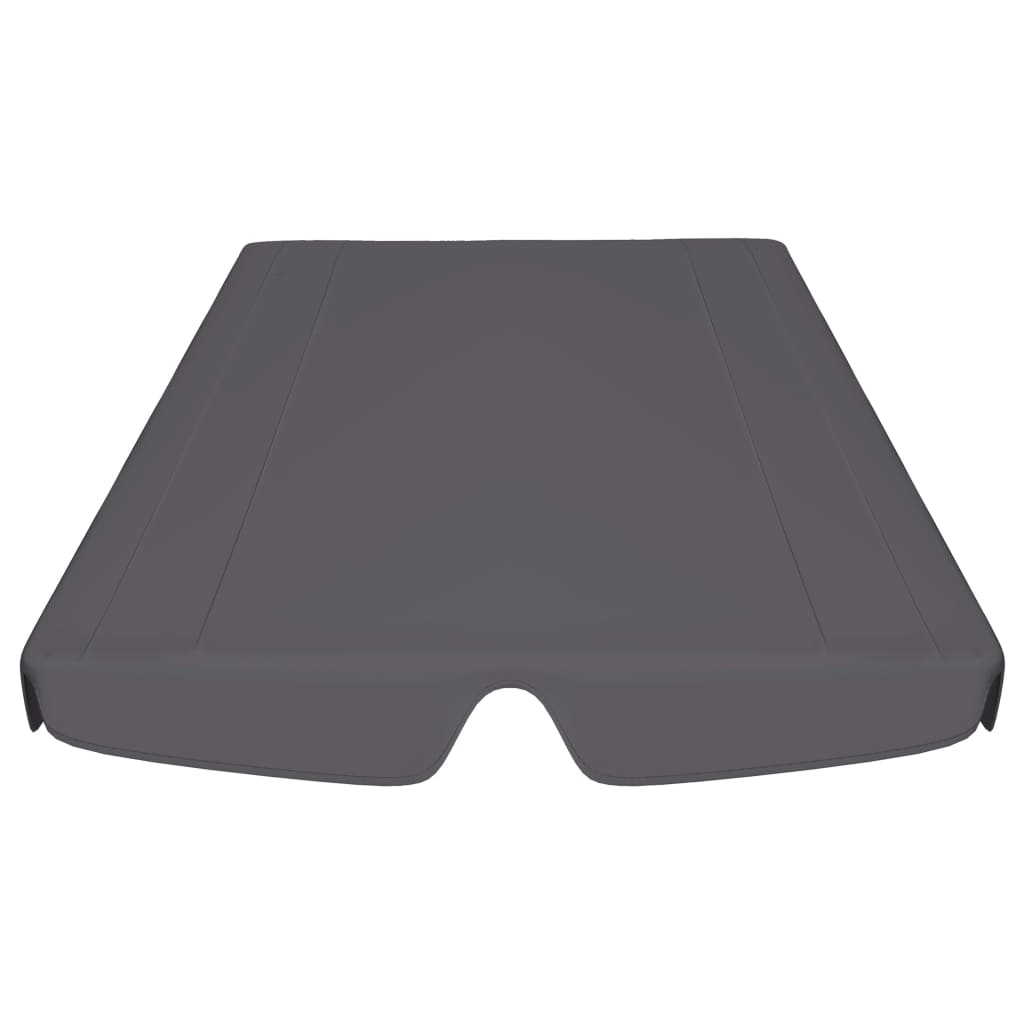 Toldo suplente p/ baloiço de jardim 150/130x105/70 cm antracite - Image 4