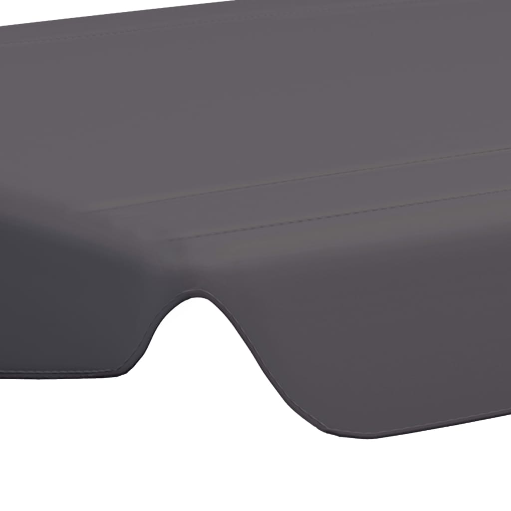 Toldo suplente p/ baloiço de jardim 150/130x105/70 cm antracite - Image 5