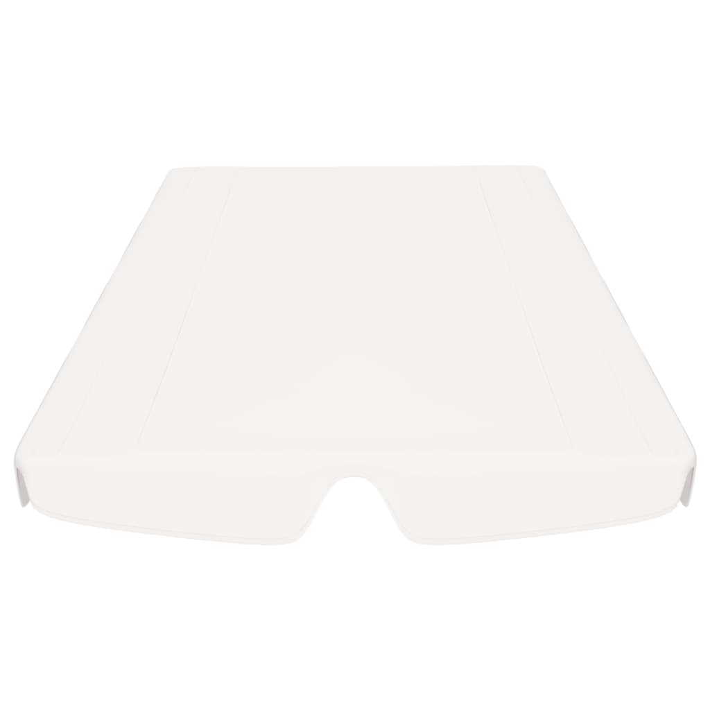 Toldo suplente p/ baloiço de jardim 150/130x105/70 cm branco - Image 4