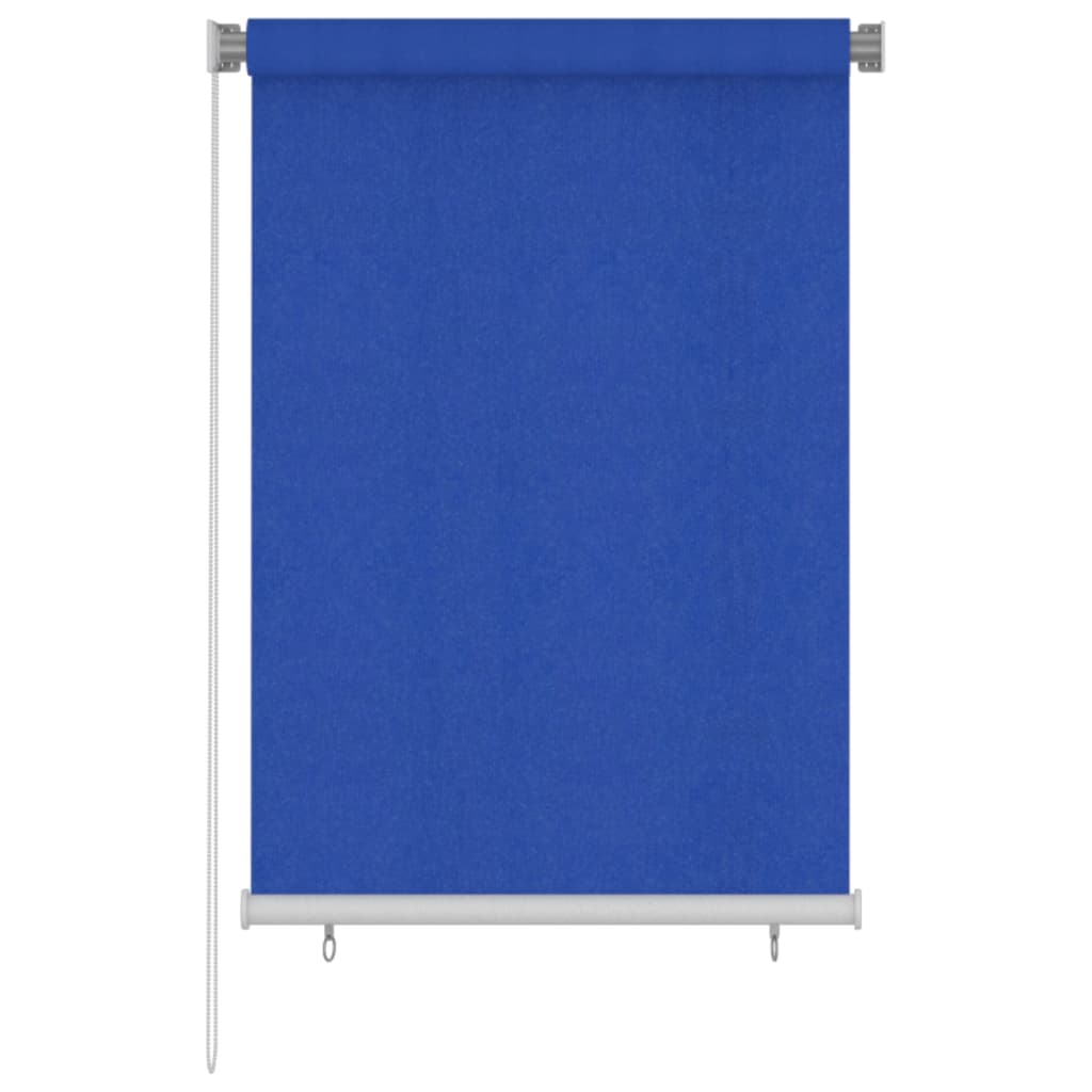 Estore de rolo para exterior PEAD 100x140 cm azul