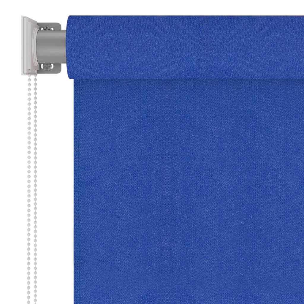 Estore de rolo para exterior PEAD 100x140 cm azul - Image 3