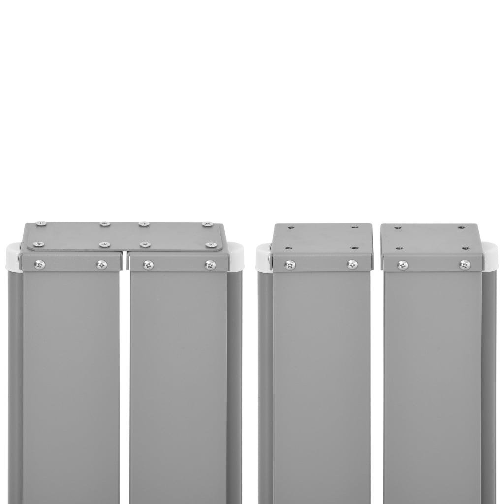 Toldo lateral retrátil para pátio 140x1200 cm antracite - Image 6