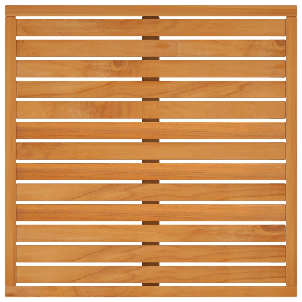 Mesa de jardim 68,5x68,5x24 cm madeira de acácia maciça - Image 4