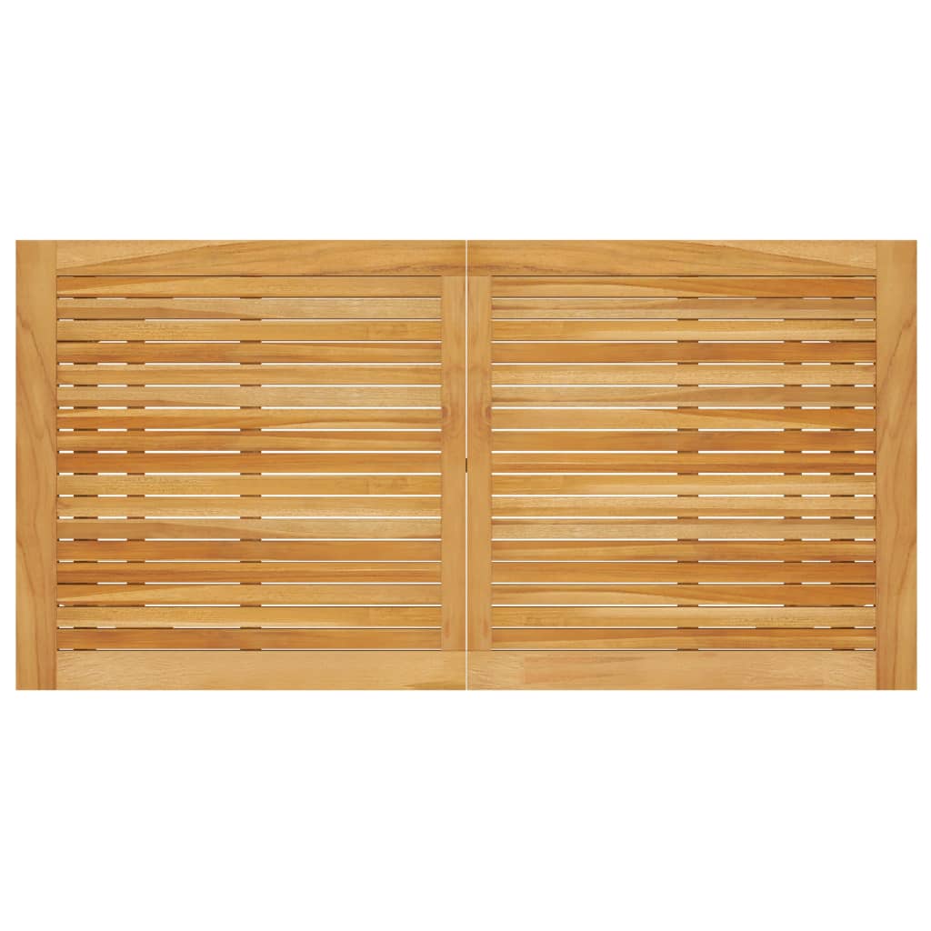 Mesa de jantar p/ jardim 140x70x73,5cm madeira de acácia maciça - Image 4