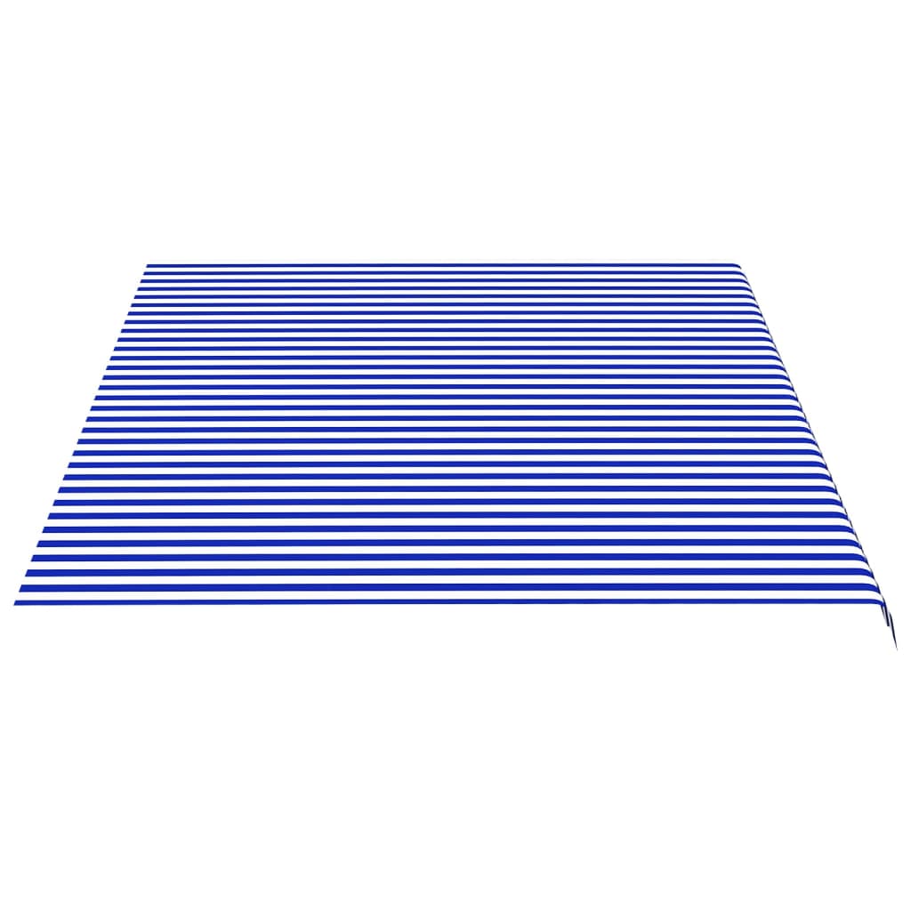 Tecido de substituição para toldo 5x3,5 m azul e branco - Image 4