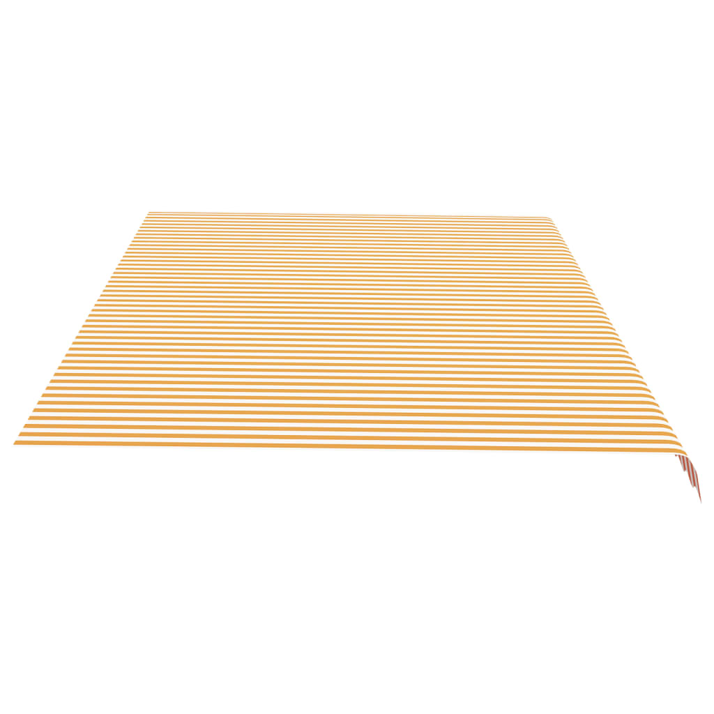 Tecido de substituição para toldo 6x3,5 m amarelo e branco - Image 4