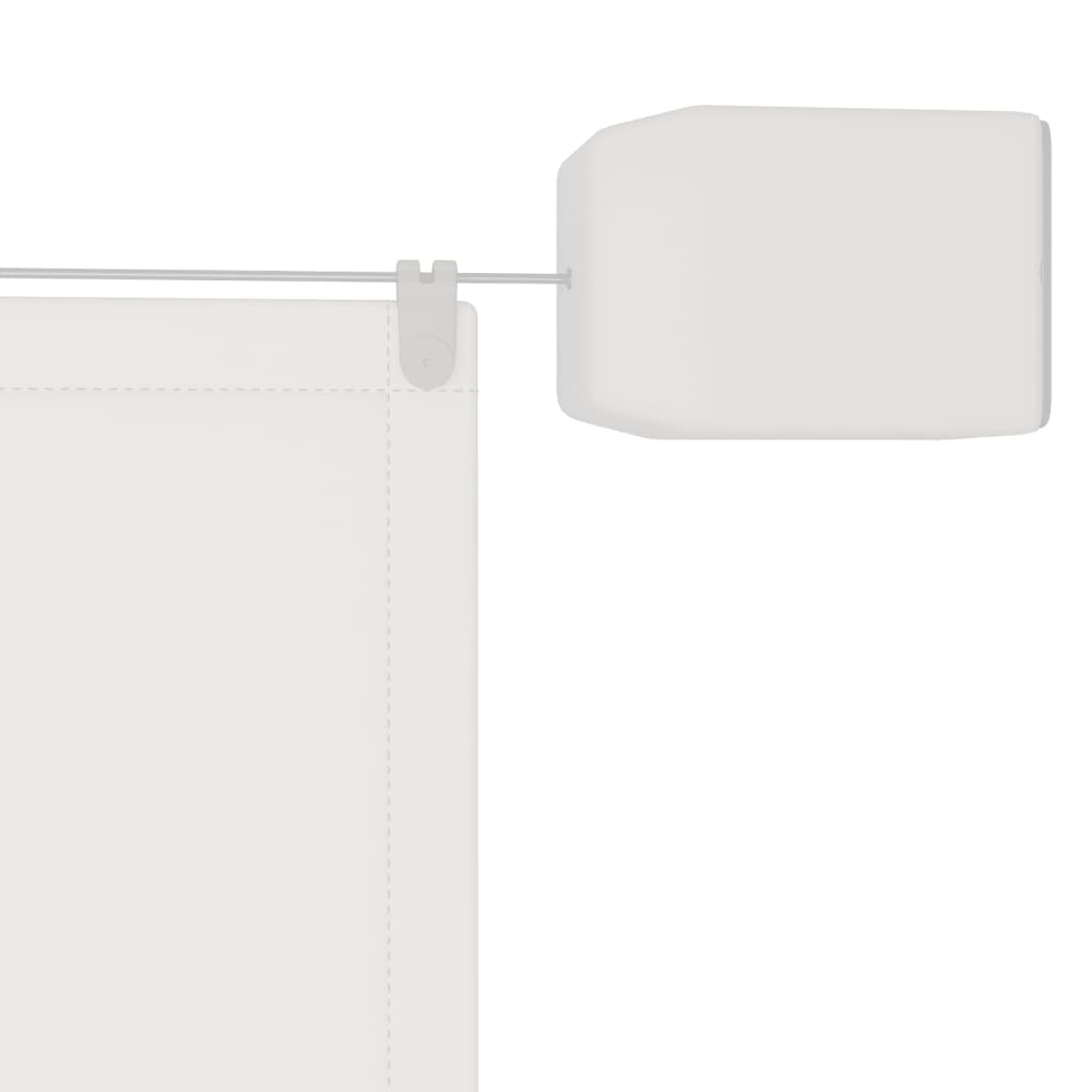 Toldo vertical 60x1000 cm tecido oxford branco - Image 4
