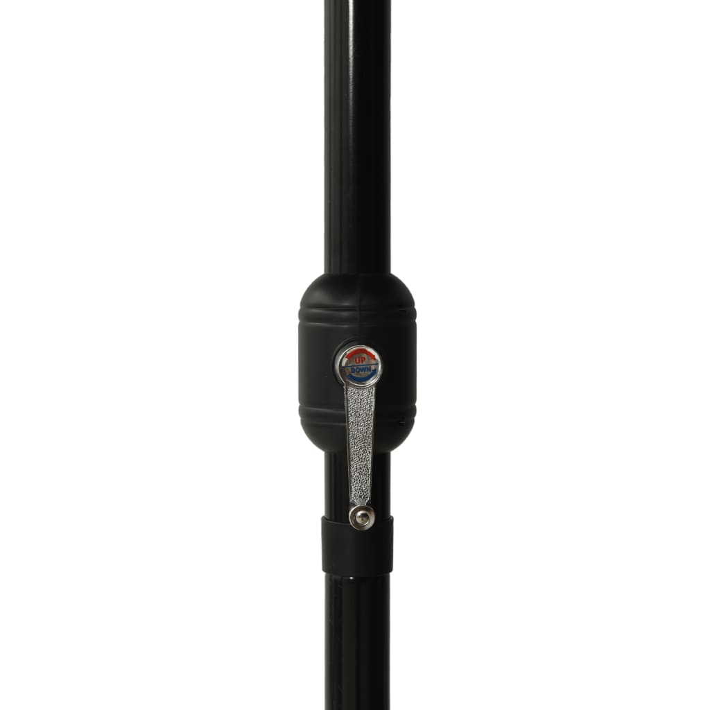 Guarda-sol 3 camadas com poste de alumínio 2,5x2,5 m verde - Image 7