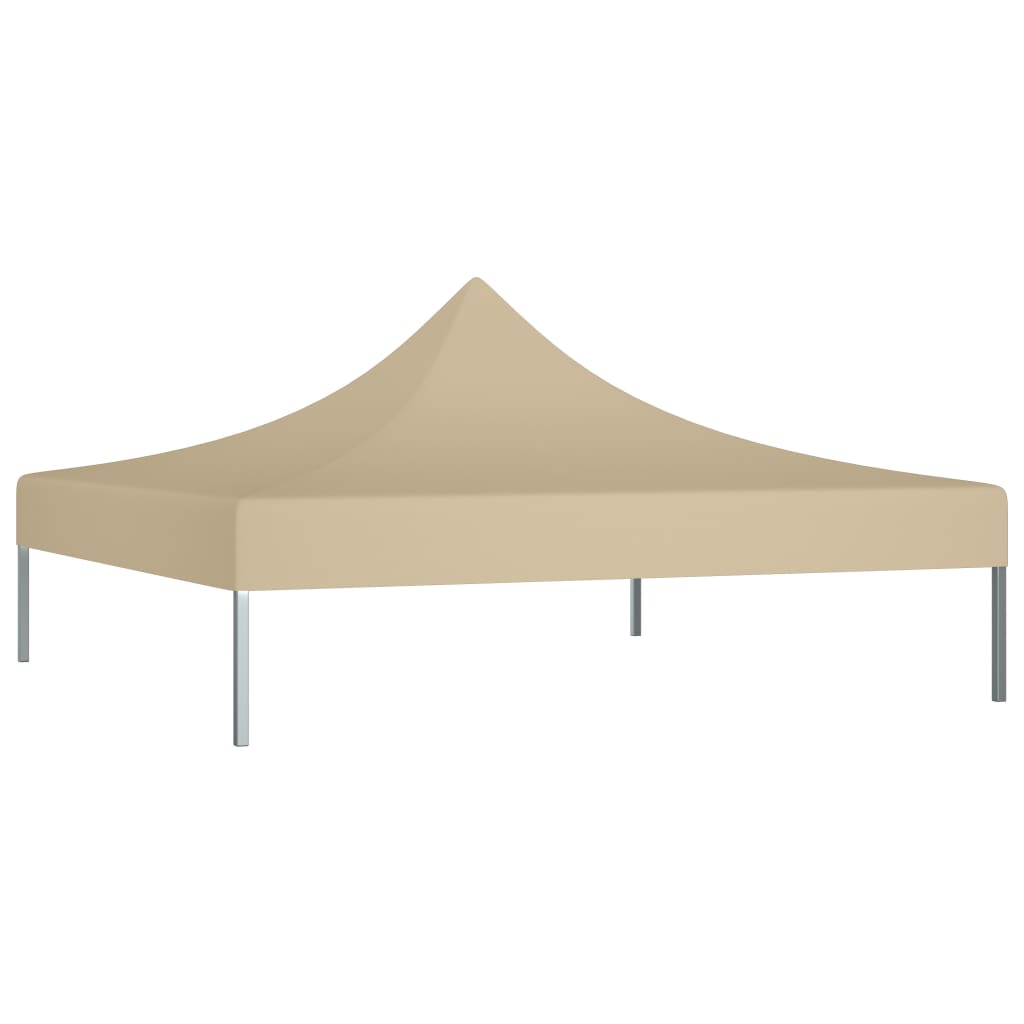 Teto para tenda de festas 3x3 m 270 g/m² bege - Image 2