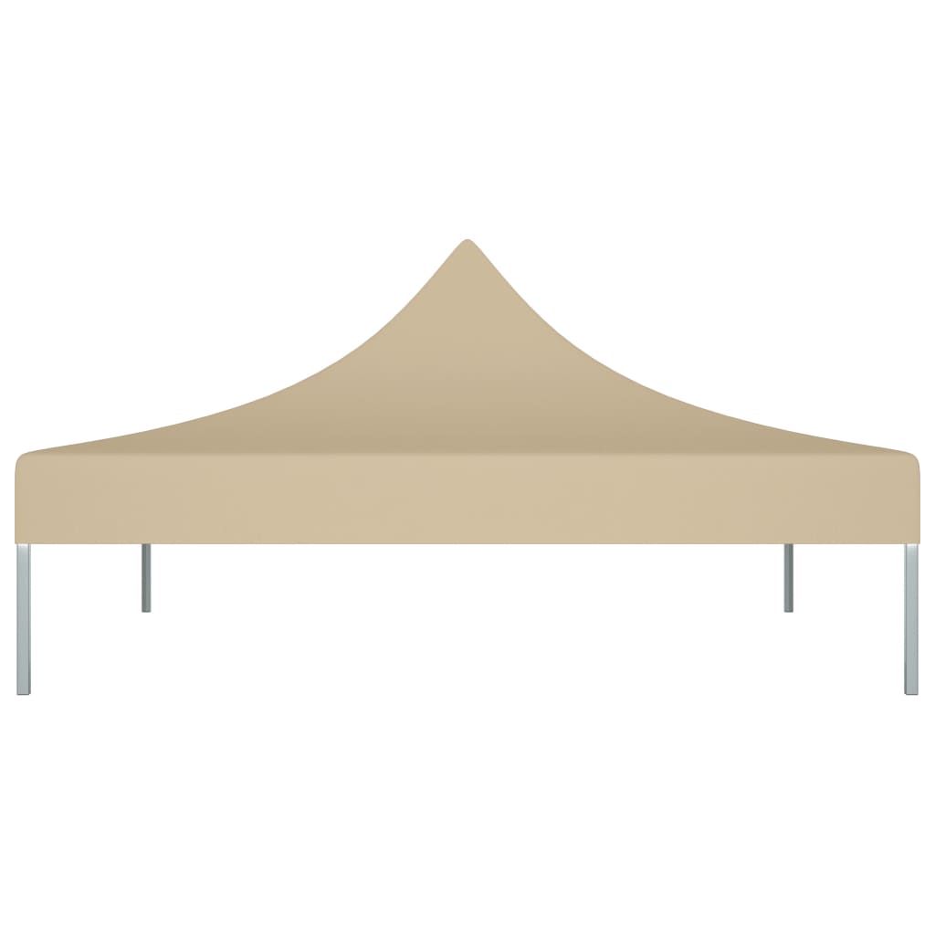 Teto para tenda de festas 3x3 m 270 g/m² bege - Image 3