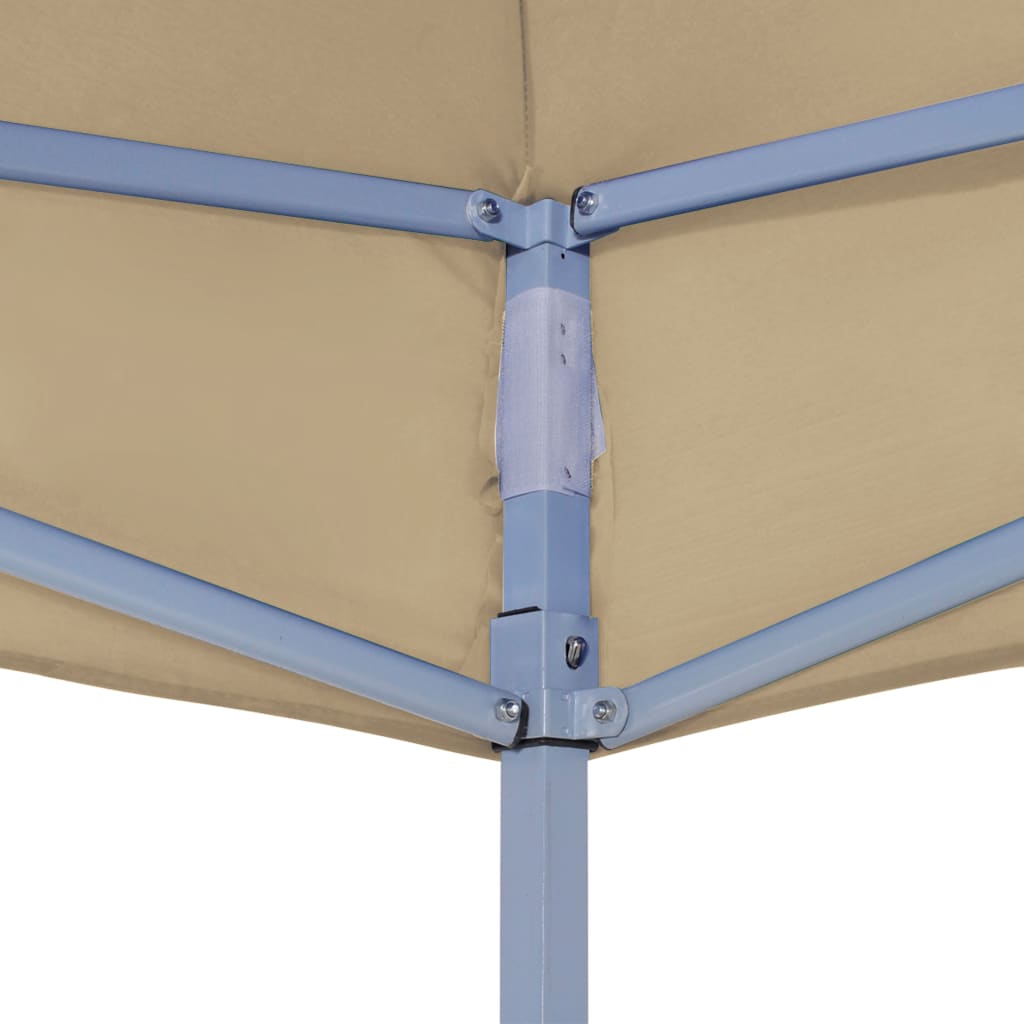 Teto para tenda de festas 3x3 m 270 g/m² bege - Image 4