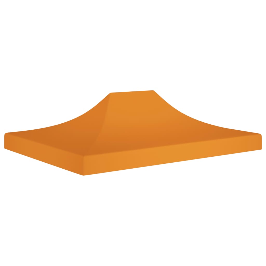 Teto para tenda de festas 4x3 m 270 g/m² laranja