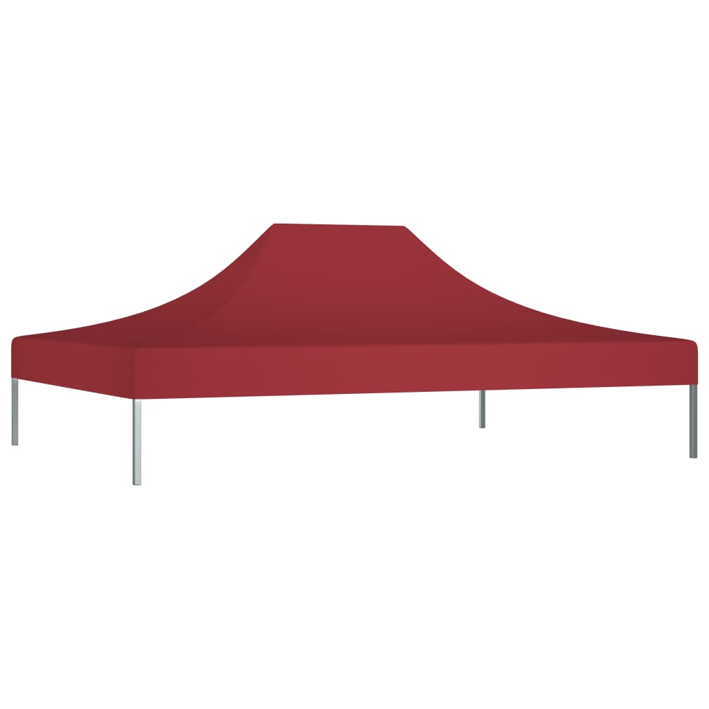 Teto para tenda de festas 4x3 m 270 g/m² bordô - Image 2