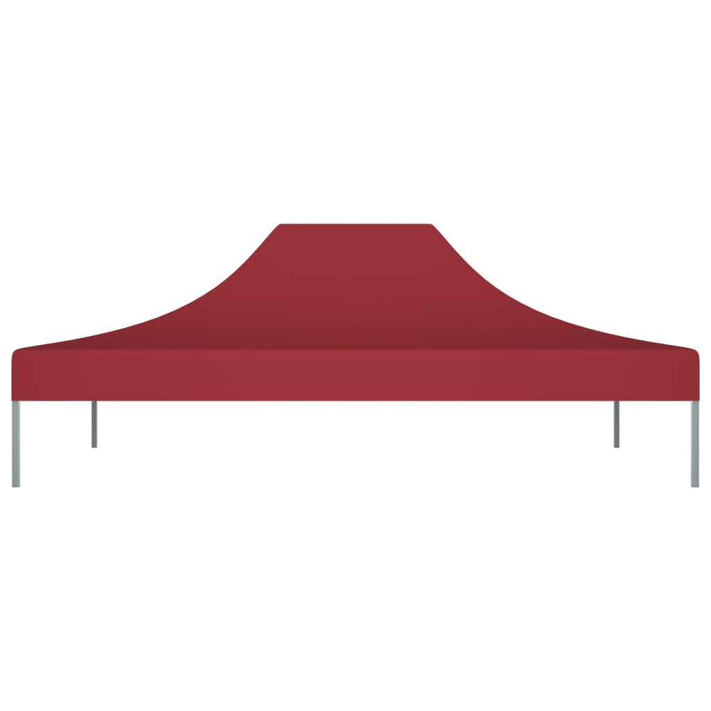 Teto para tenda de festas 4x3 m 270 g/m² bordô - Image 3