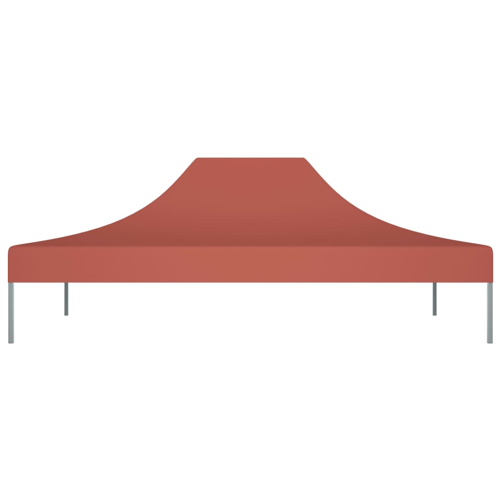 Teto para tenda de festas 4x3 m 270 g/m² terracota - Image 3