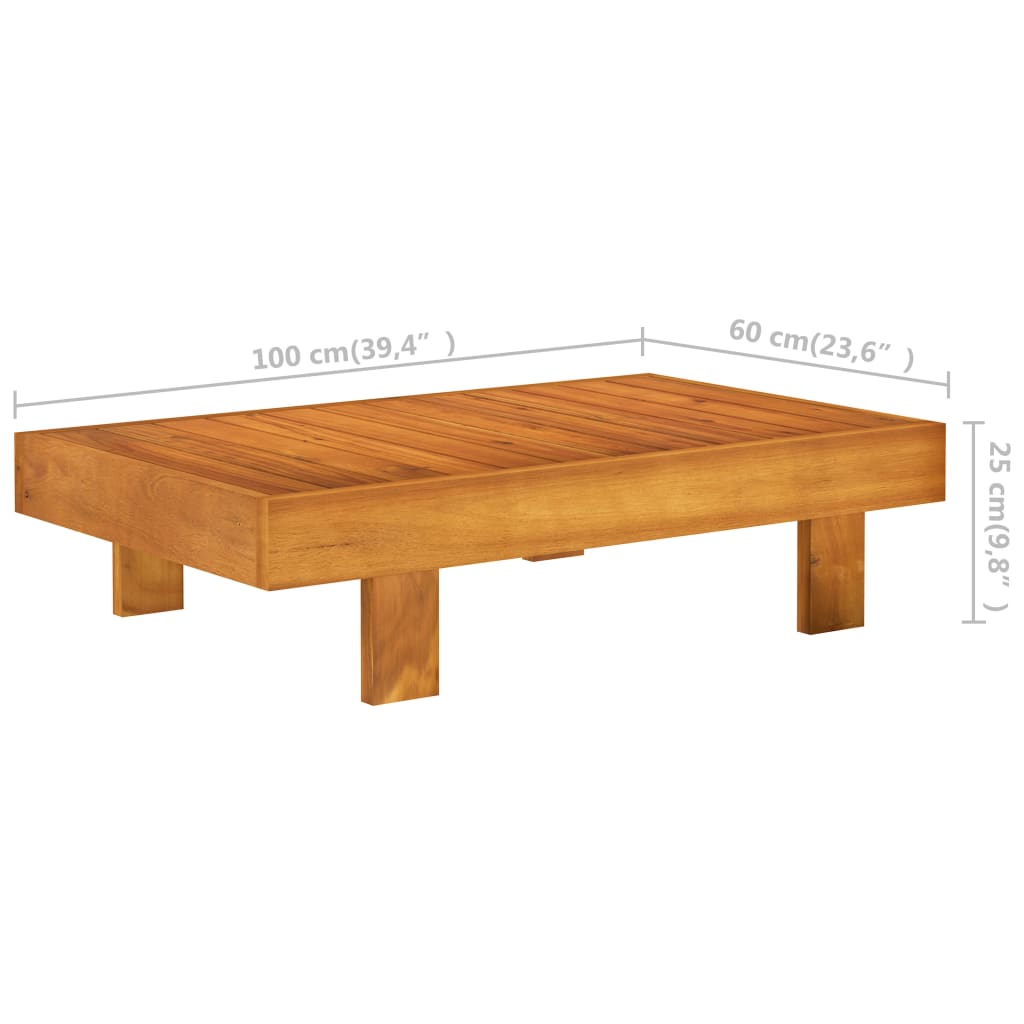 10 pcs conj. lounge de jardim c/ almofadões cinza-escuro acácia - Image 11