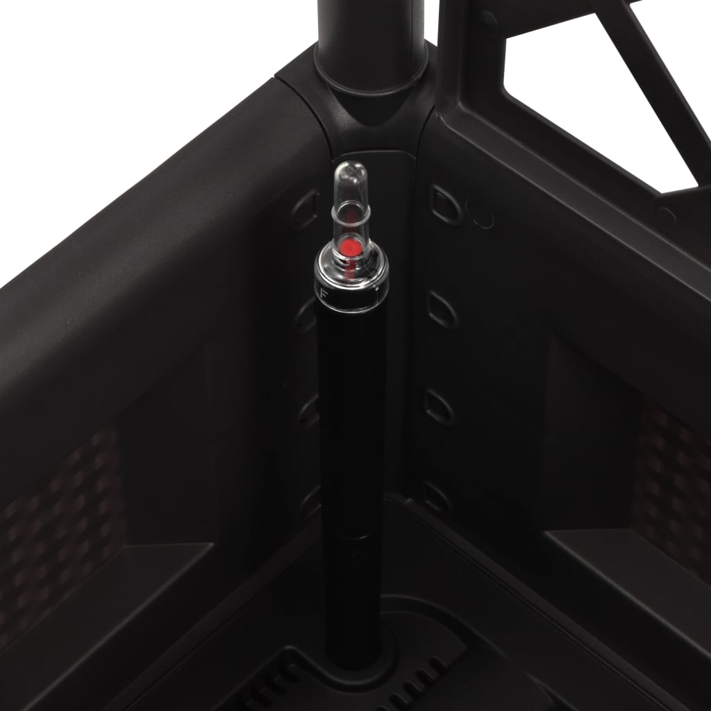 Vaso/floreira c/ treliça e sistema de rega automática antracite - Image 6