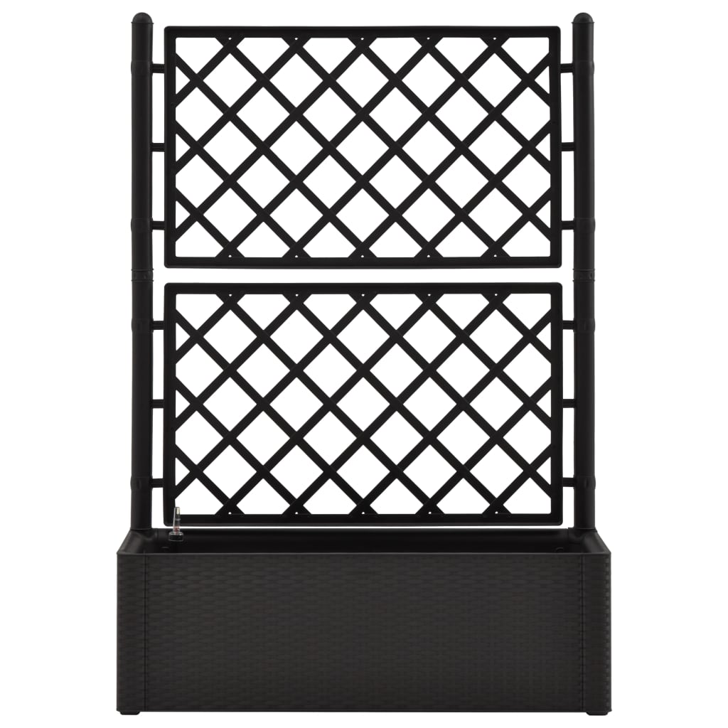 Vaso/floreira c/ treliça e sistema de rega automática antracite - Image 3