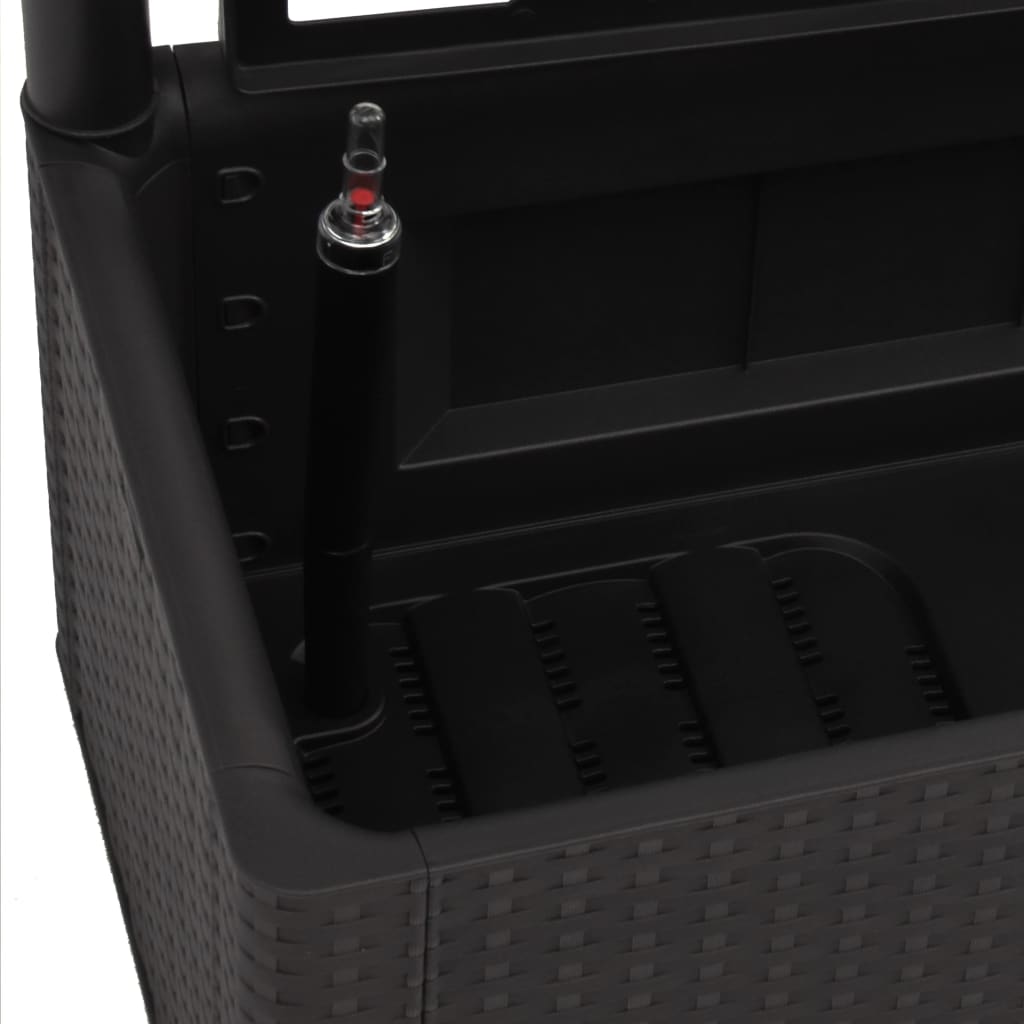 Vaso/floreira c/ treliça e sistema de rega automática antracite - Image 6