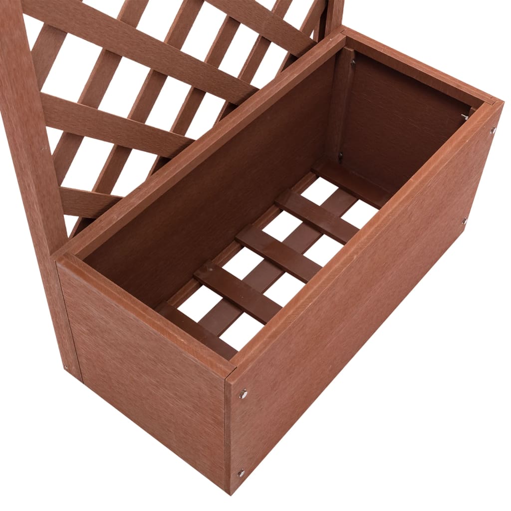 Vaso com treliça WPC 70x30x135 cm - Image 6