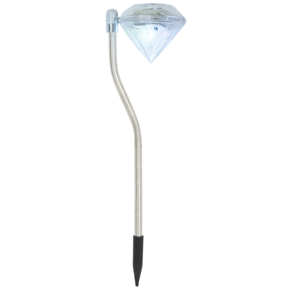 Iluminação de jardim luz LED solar 6 pcs 9x7,8x29,5 cm - Image 5