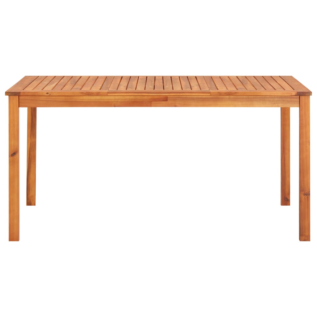 7 pcs conjunto de jantar p/ jardim c/ almofadões acácia maciça - Image 4