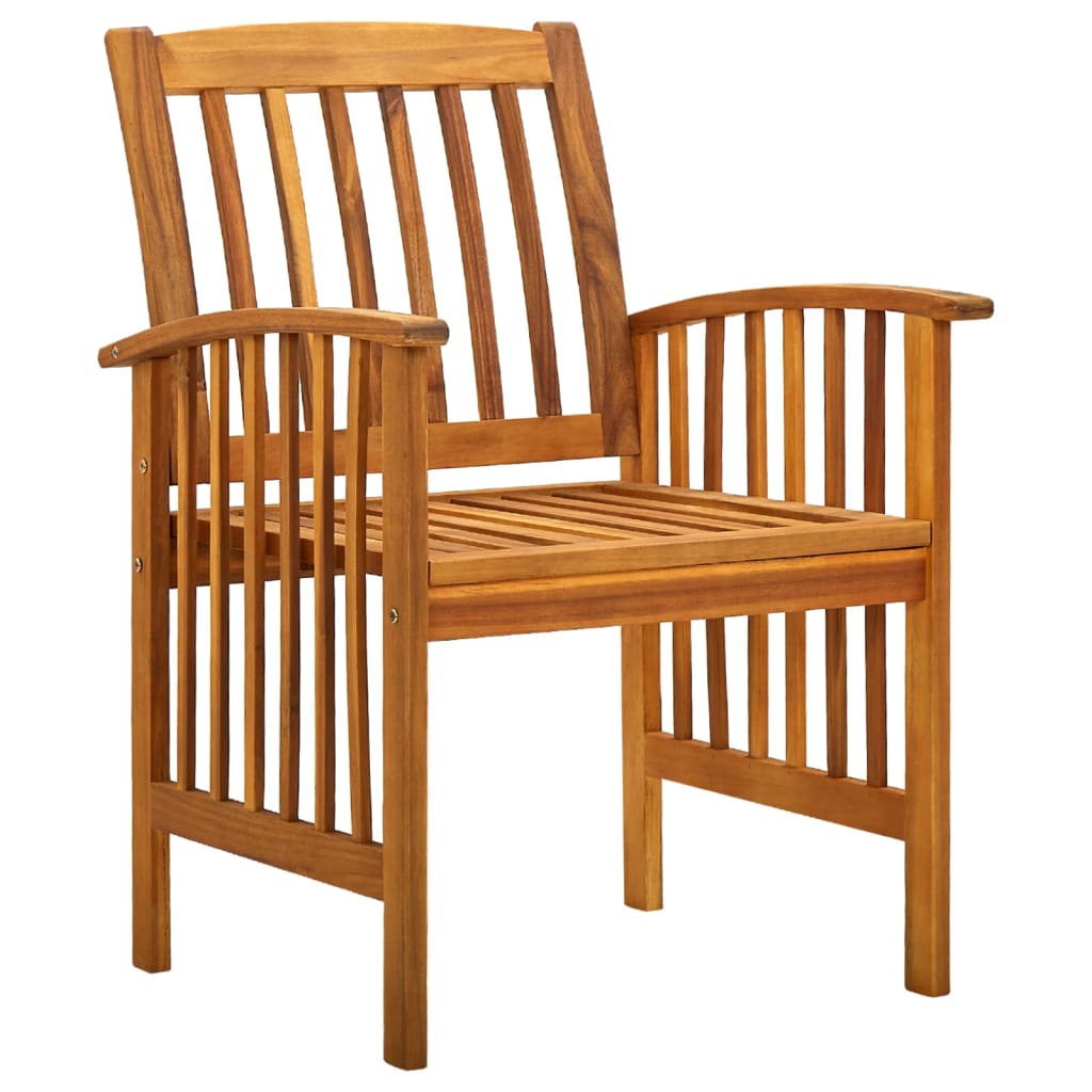 7 pcs conjunto de jantar p/ jardim c/ almofadões acácia maciça - Image 7