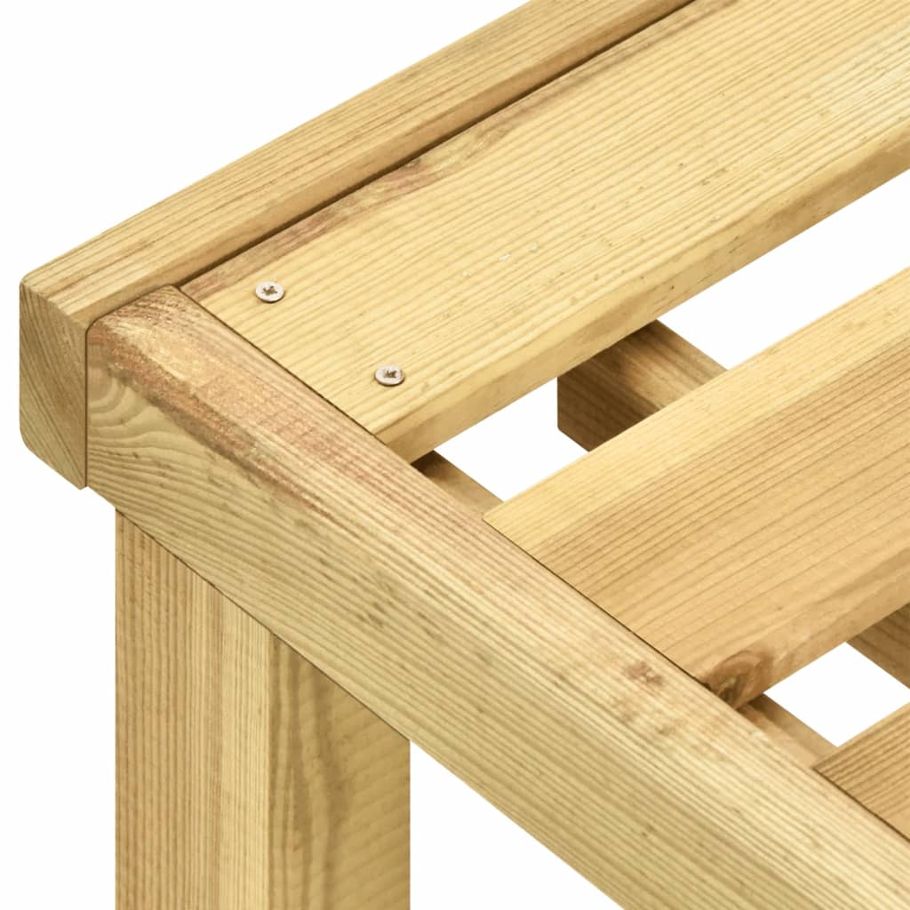 Espreguiçadeira dupla pinho impregnado verde - Image 8