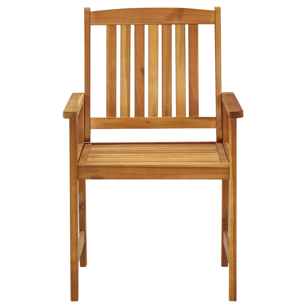 Cadeiras de jardim com almofadões 2 pcs acácia maciça - Image 5