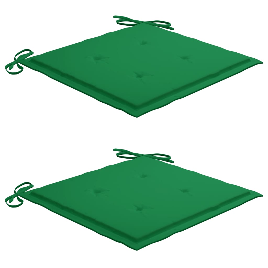 Cadeiras de jardim com almofadões 2 pcs acácia maciça - Image 7