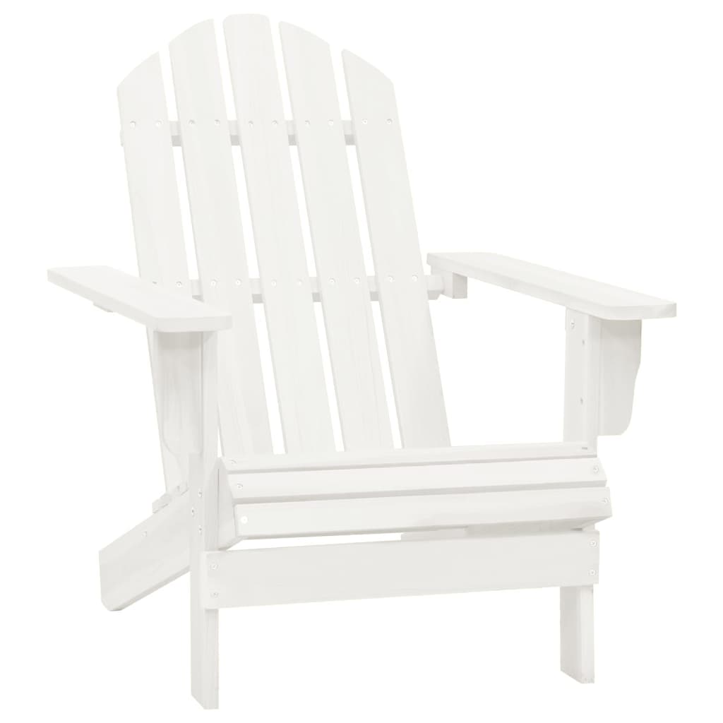 Cadeira de jardim Adirondack com mesa madeira de abeto branco - Image 5
