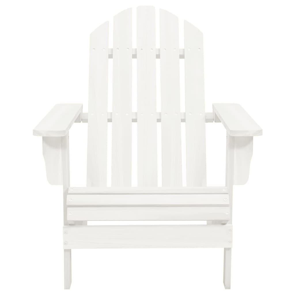 Cadeira de jardim Adirondack com mesa madeira de abeto branco - Image 6