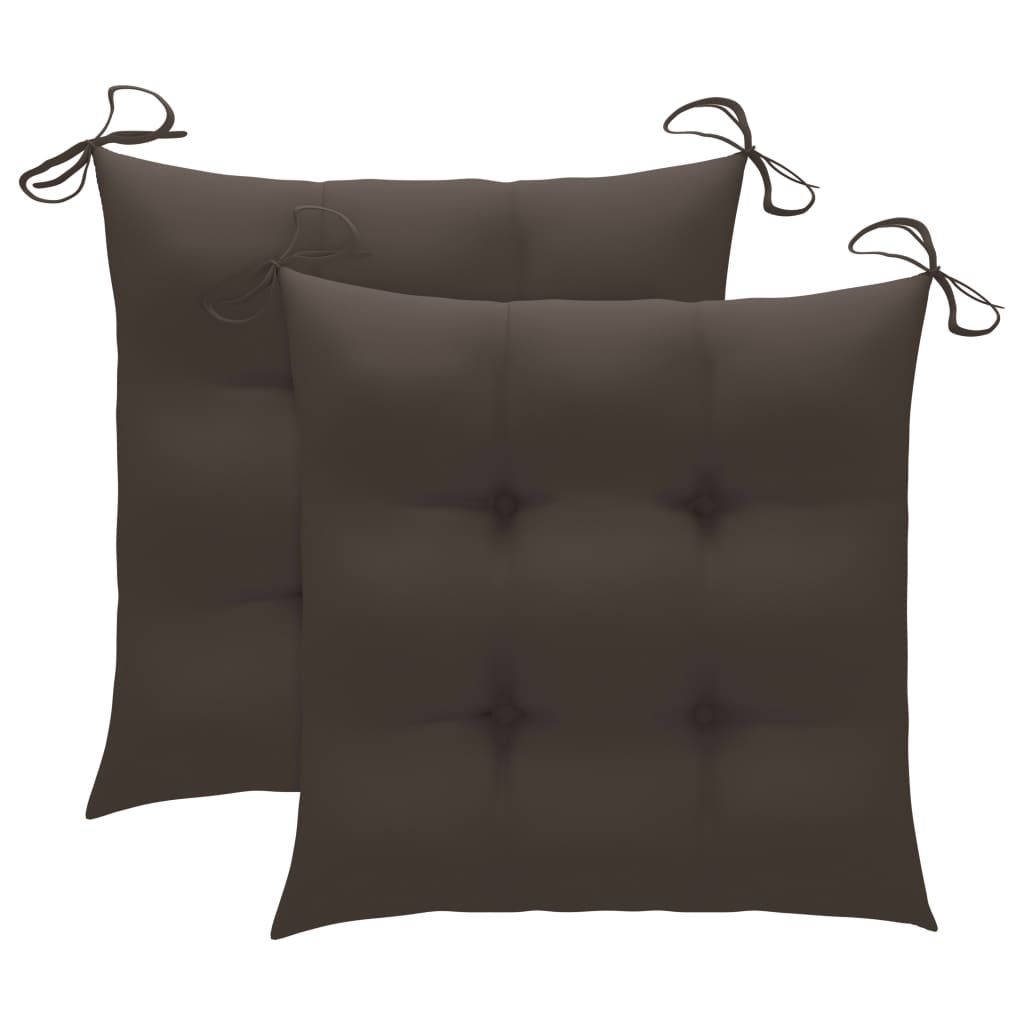 Cadeiras exterior dobráveis c/ almofadões 2 pcs acácia maciça - Image 8