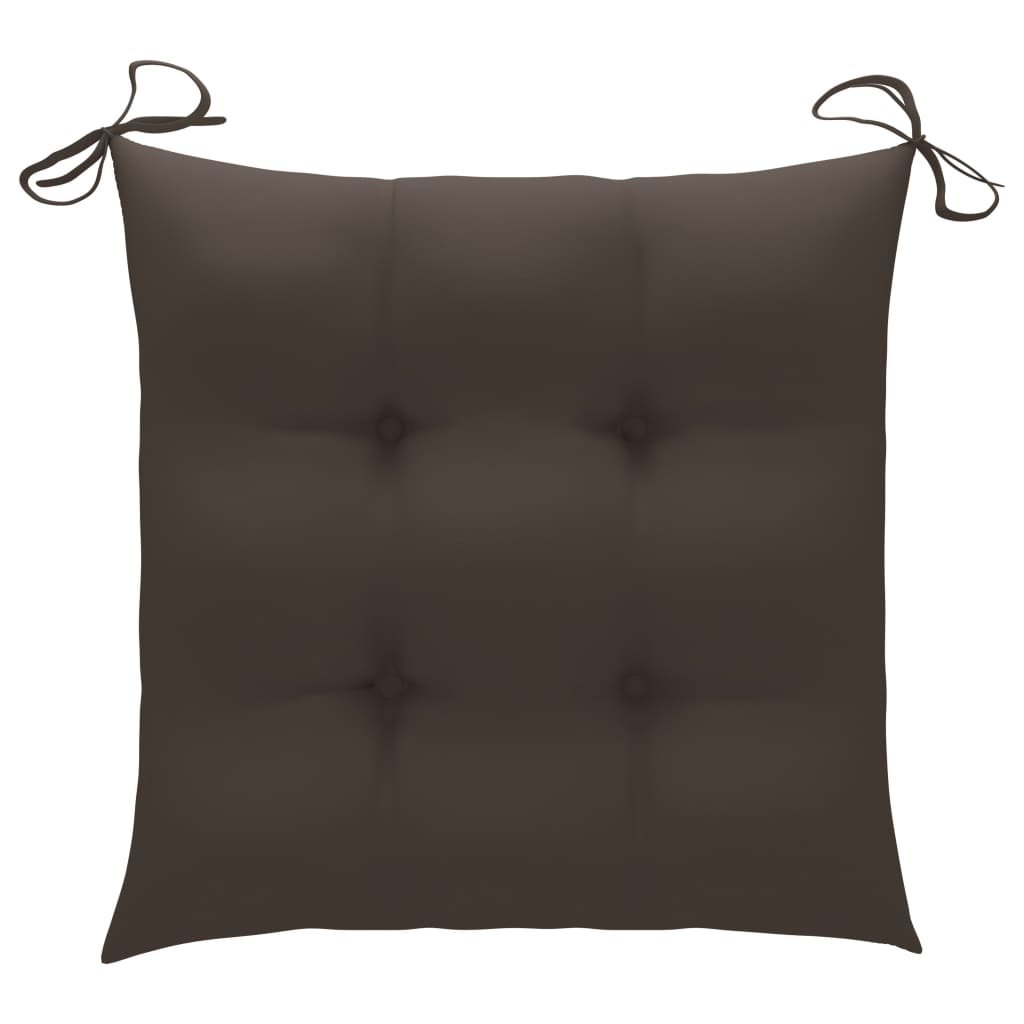 Cadeiras exterior dobráveis c/ almofadões 2 pcs acácia maciça - Image 9