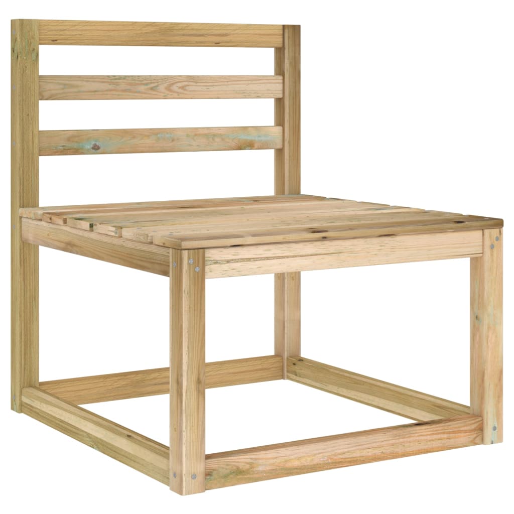 Sofá de jardim com 4 lugares almofadões verde brilhante - Image 3