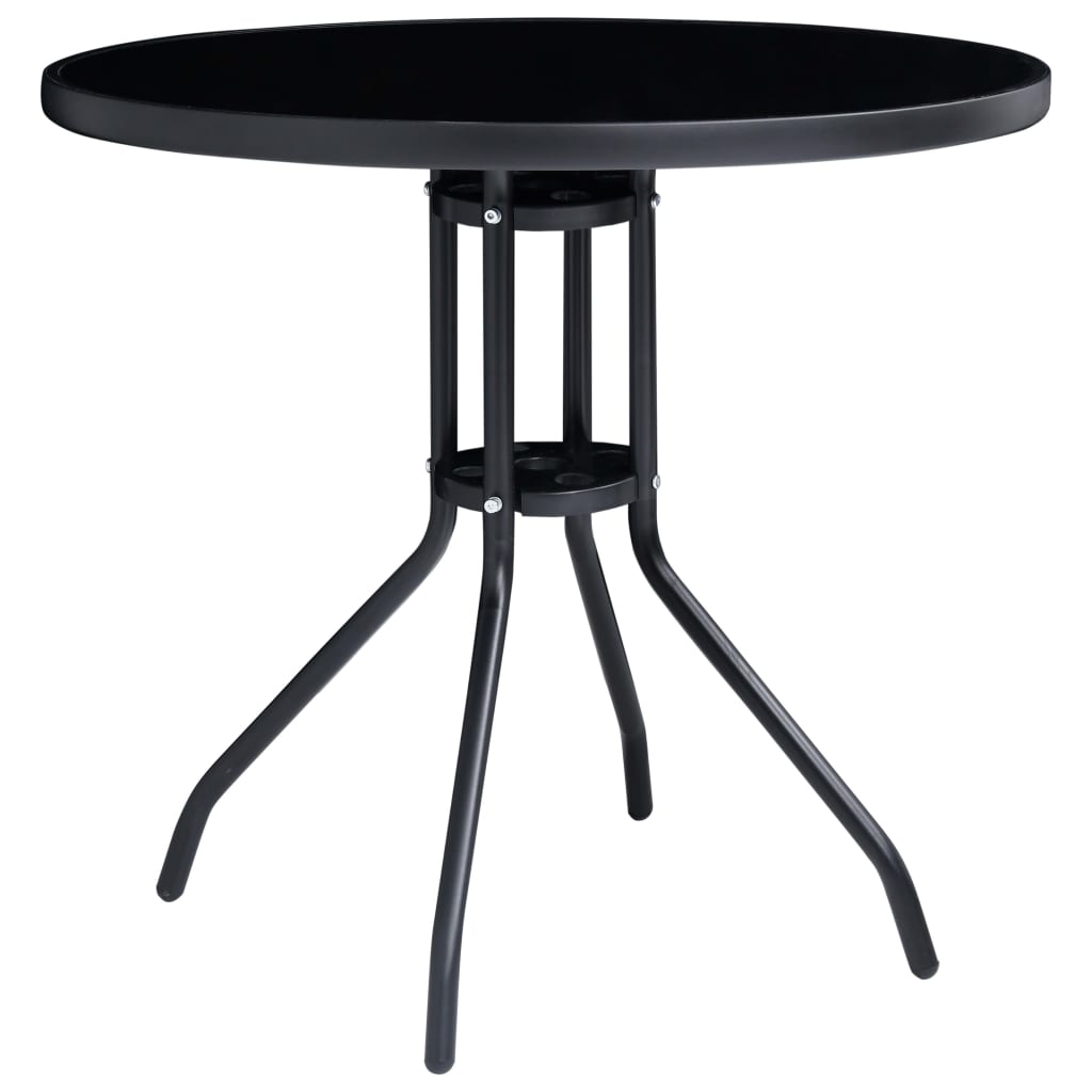5 pcs conjunto de bistrô preto e antracite - Image 2