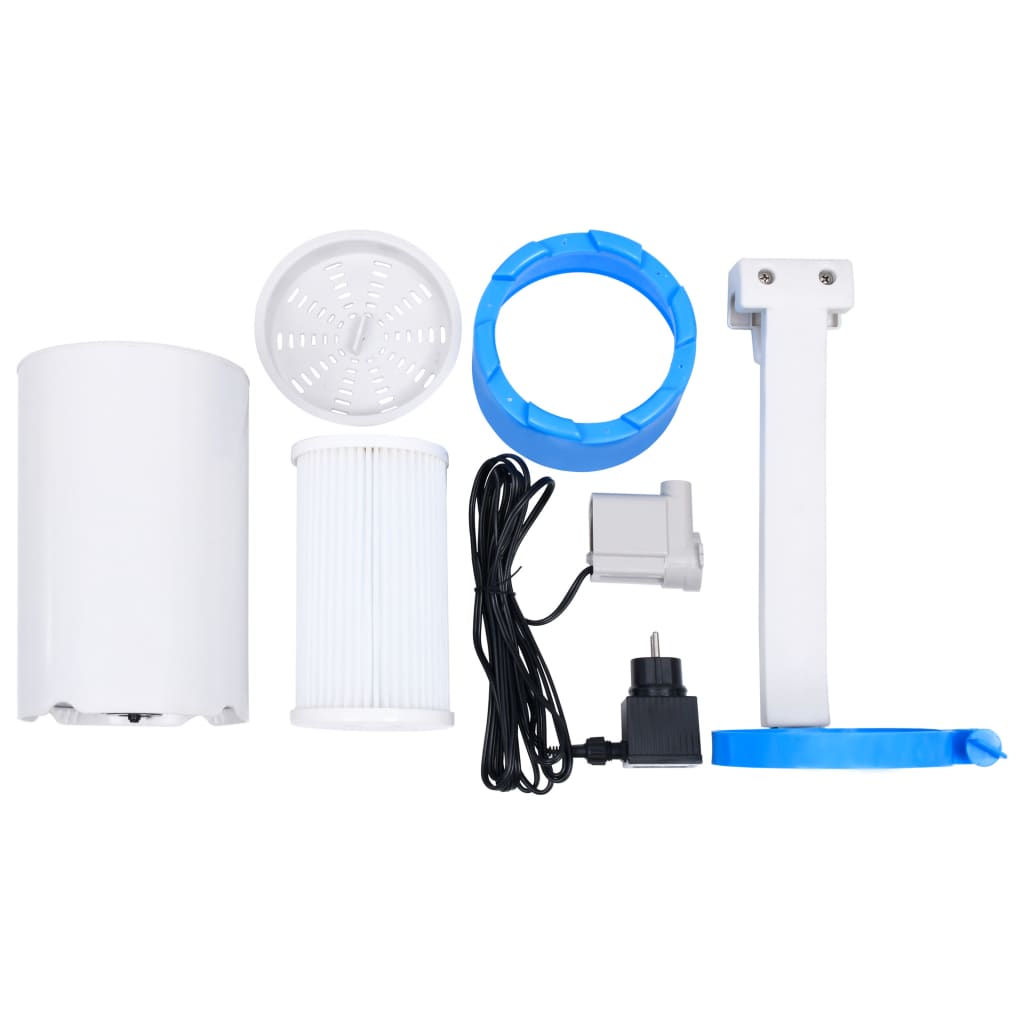 Piscina Splasher c/ skimmer suspenso e bomba 350x90cm branco - Image 5